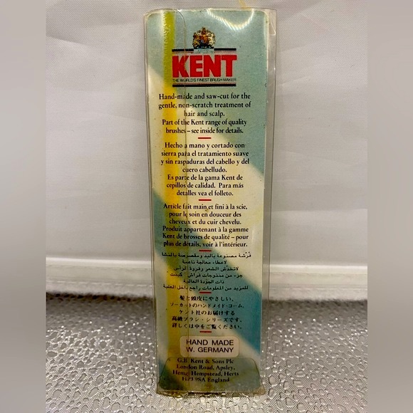 4” Kent Pocket Comb For Men - Picture 2 of 4